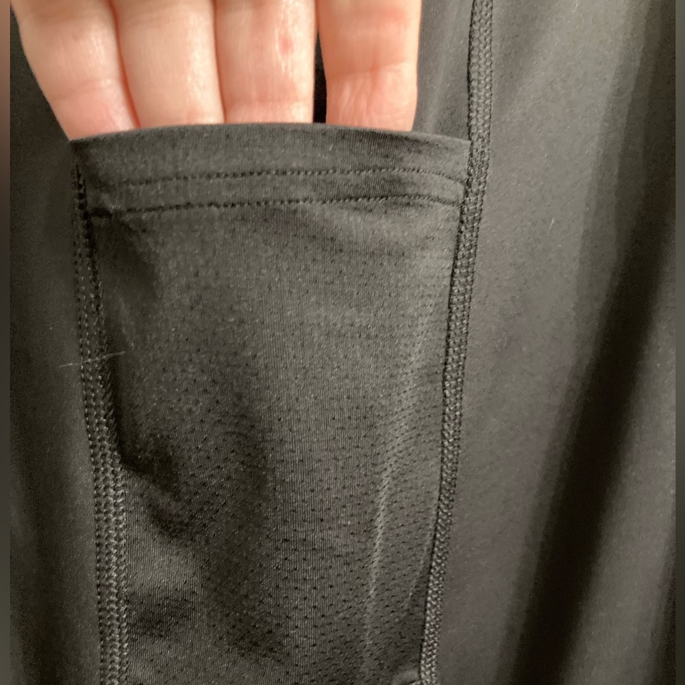 EUC Adidas Aeroready Black Athletic Leggings with White Stripes Size: 2X - Picture 7 of 11